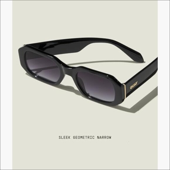 Plastic Square Sunglasses with Gradient Lenses, Universal Fit main image 6
